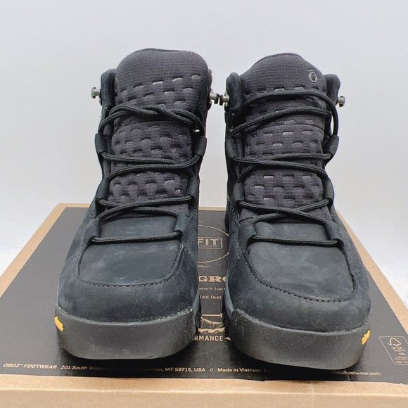 Oboz Sphinx Mid Leather Insulated B- Dry Hiking Boot Castlerock Womens Size US 8 - Picture 5 of 10